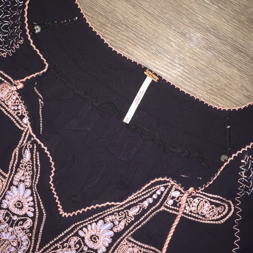 Free People | Embroidered Flowy Mini Dress - Picture 3 of 4
